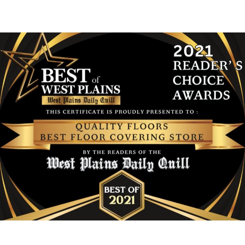 Quality Floors Best of 2021 Award
