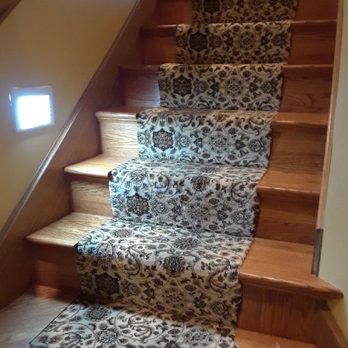 carpet on stairs by Quality Floors carpet on stairs by Quality Floors