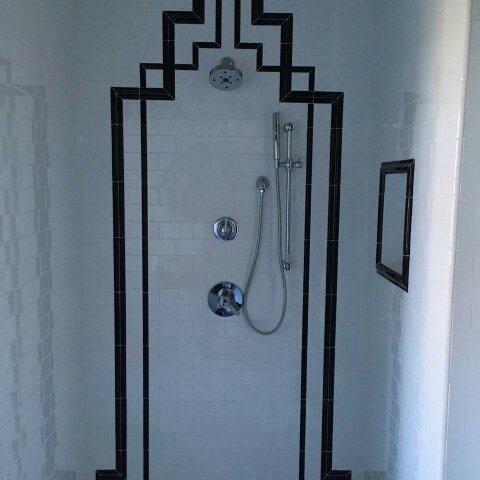 Art Deco Bathroom tile by Quality Floors Art Deco Bathroom tile by Quality Floors